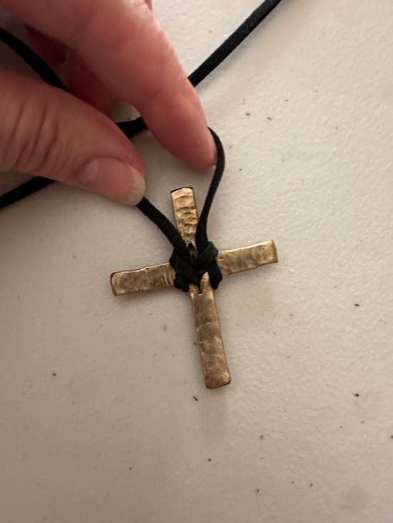 Hand Crafted Jewelry - Bronze Handcrafted Cross